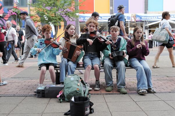 Day 3 of Fleadh and Belfast’s in fine tune – come rain or shine! 