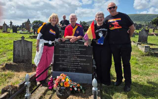 Commemoration held at Milltown in honour of Spanish Civil War Brigadista Jim Stranney