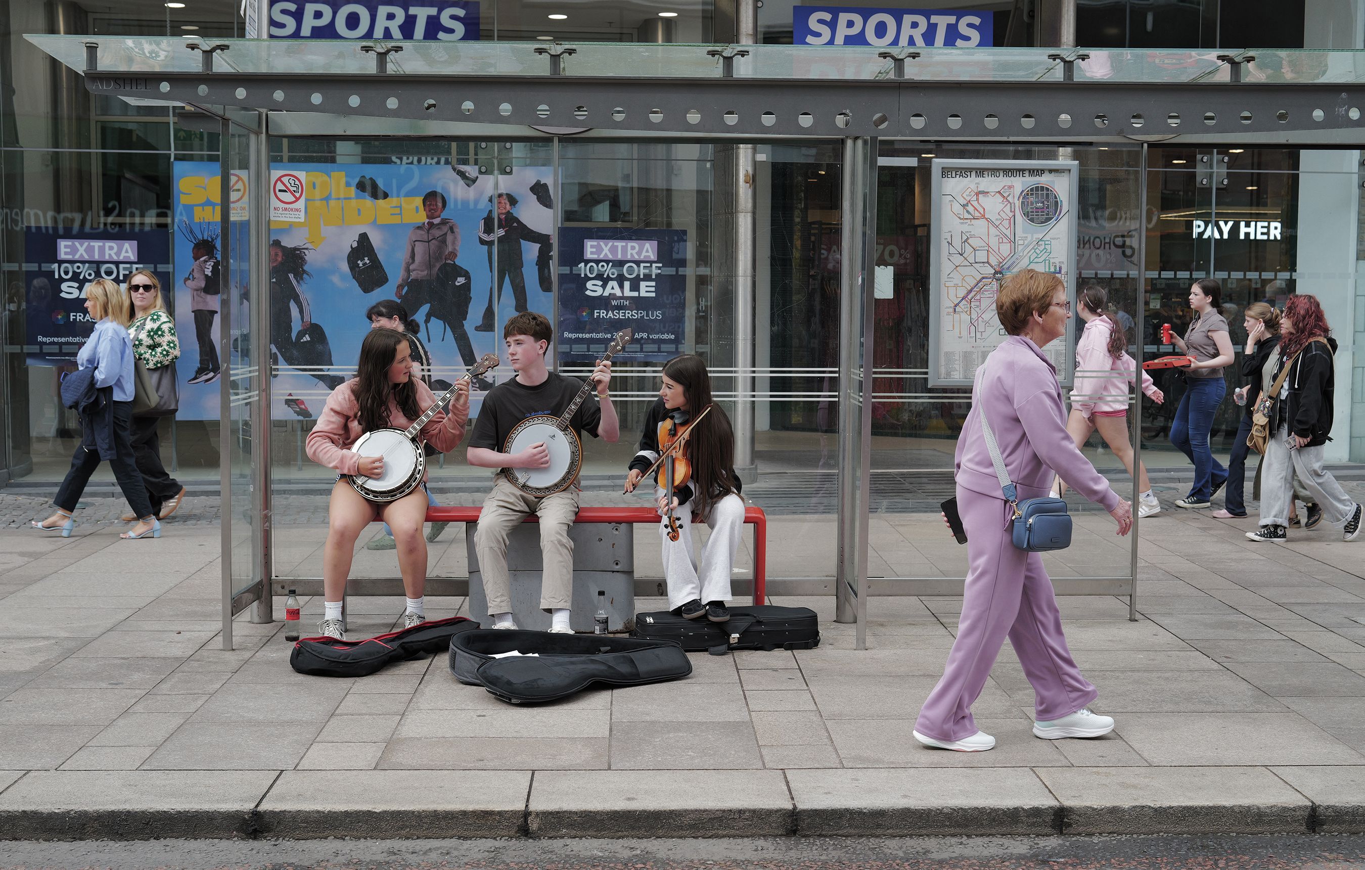MUSICAL STREETS: Young musicians are to the fore during the Fleadh this week in Belfast