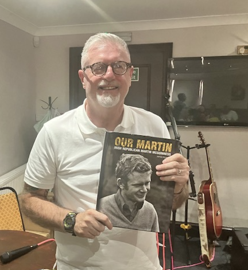 LAUNCH: Jim McVeigh in the Columba Club in Coatbridge