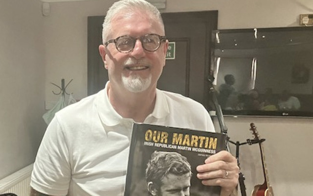 Author Jim McVeigh launches Martin McGuinness book in Scotland