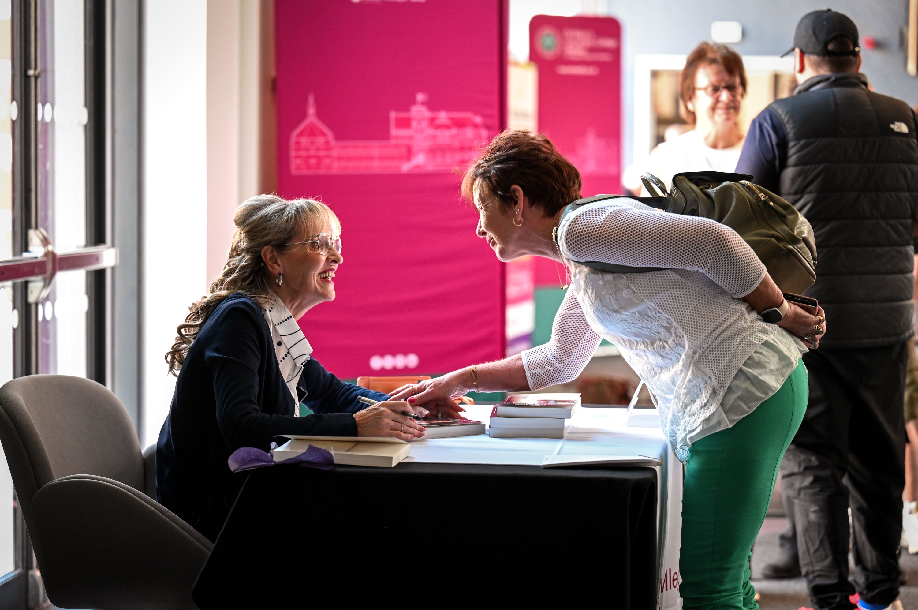 MEMOIR: Martina Anderson signing copies of her new autobiography at St Mary’s University College