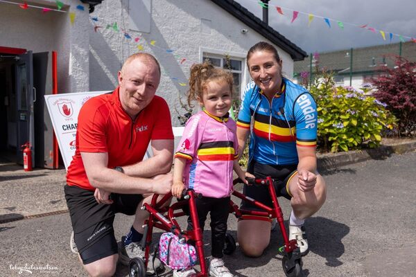 Lámh Dhearg and Glendale Cycling Club host successful cycling event in aid of Ciarla Herron
