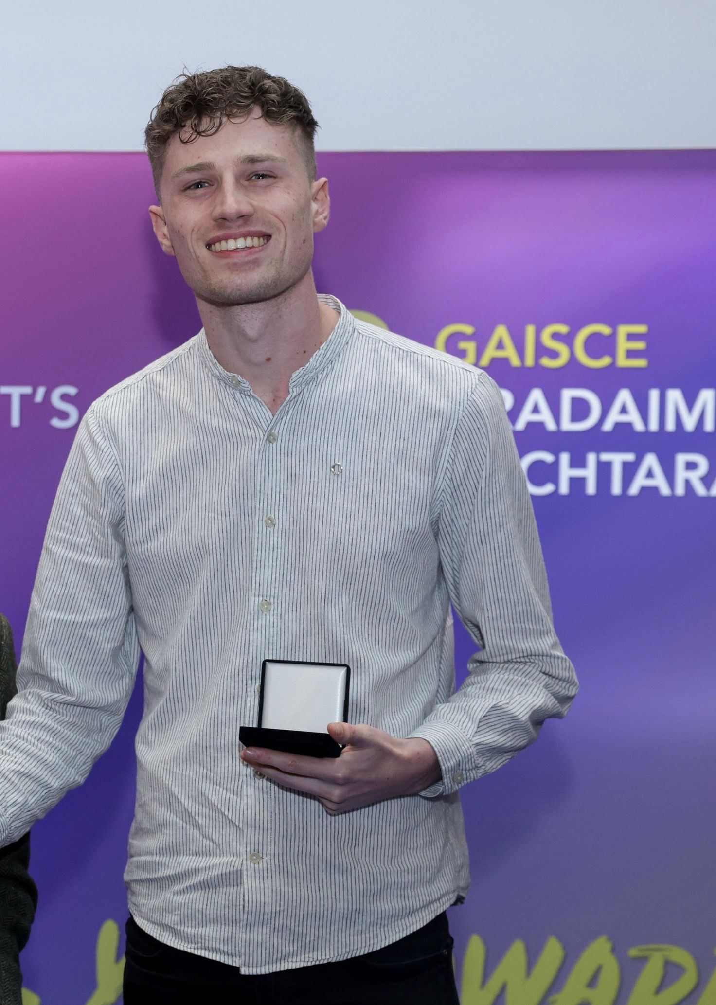 GRÁD DEN SCOTH: Phil Ó hEochaidh, a fuair A ina A-Leibhéal Gaeilge