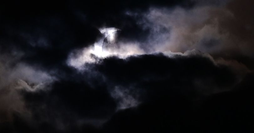 LIGHT AND SHADE: As the once-in-a-lifetime solar eclipse took place, it seemed like the Cosmos was joining in the celebrations