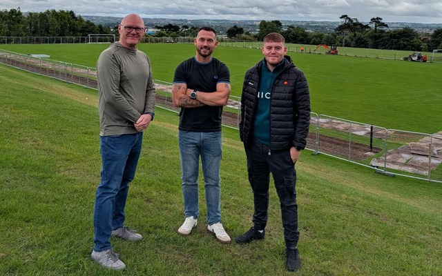 Pitch improvements at Falls Park will help Newhill FC in their push for intermediate status