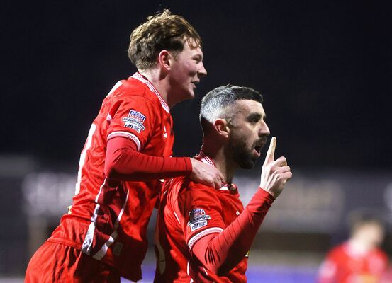 Soccer: Cliftonville progress to quarter-finals after thrashing Knockbreda