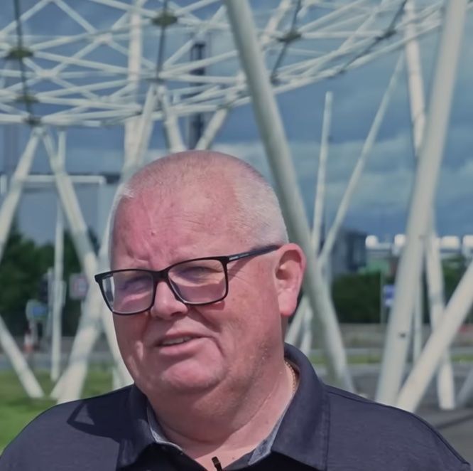 MESSAGE: Stephen Hughes from St Peter’s Immaculata Youth Club who features in the video