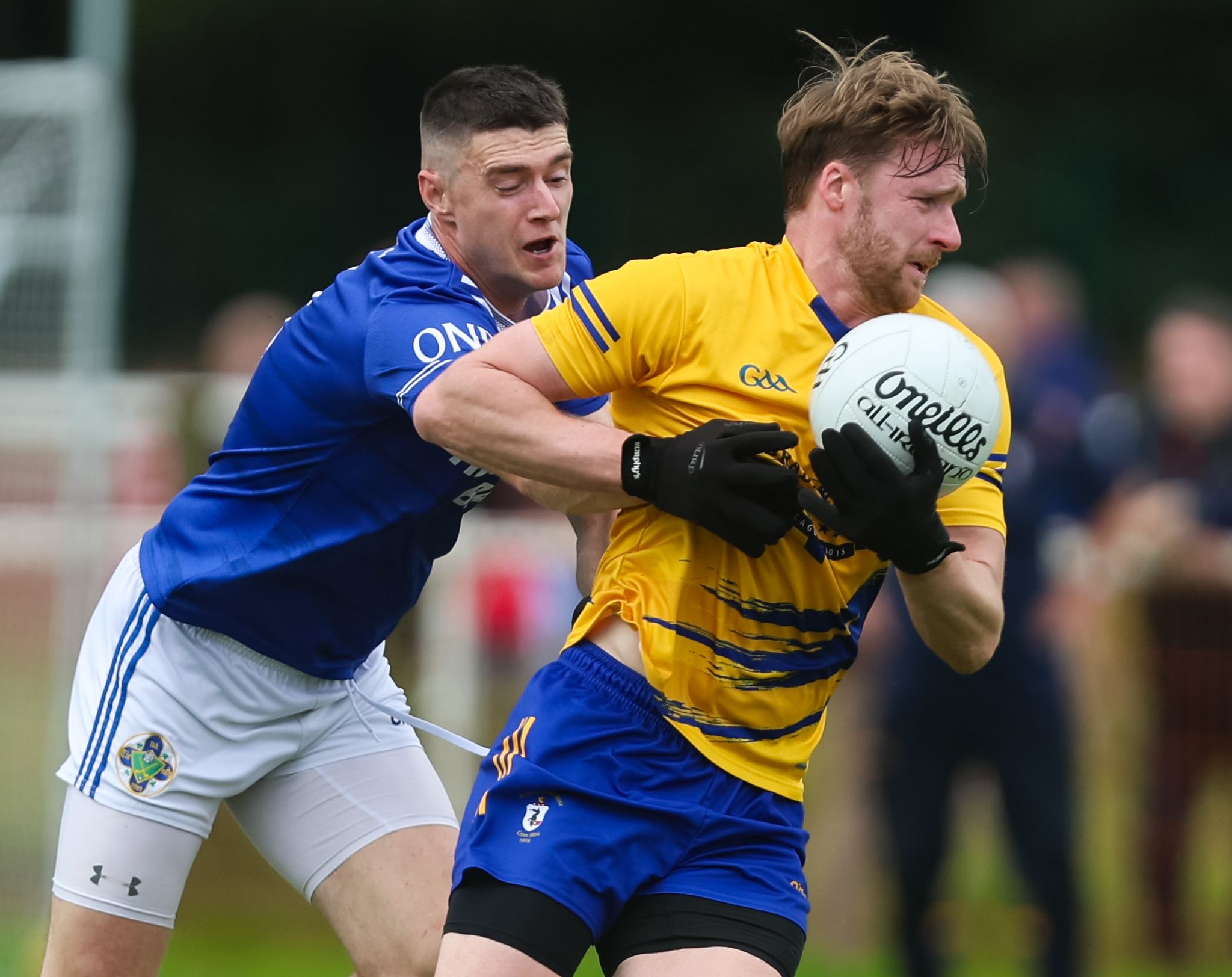 ON THE ATTACK: Stephen Beatty starred for the Rossa men in their final group clash