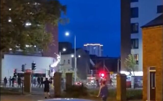Residents 'deeply frustrated' after youths throw fireworks in Lower Falls