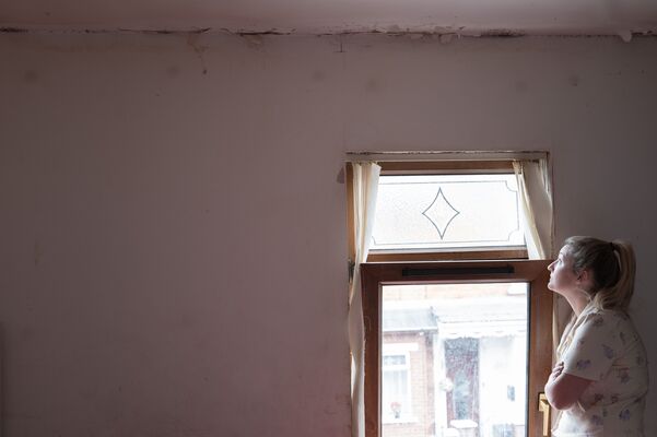 Damp and mould issues plague mum-of-two’s Beechmount property