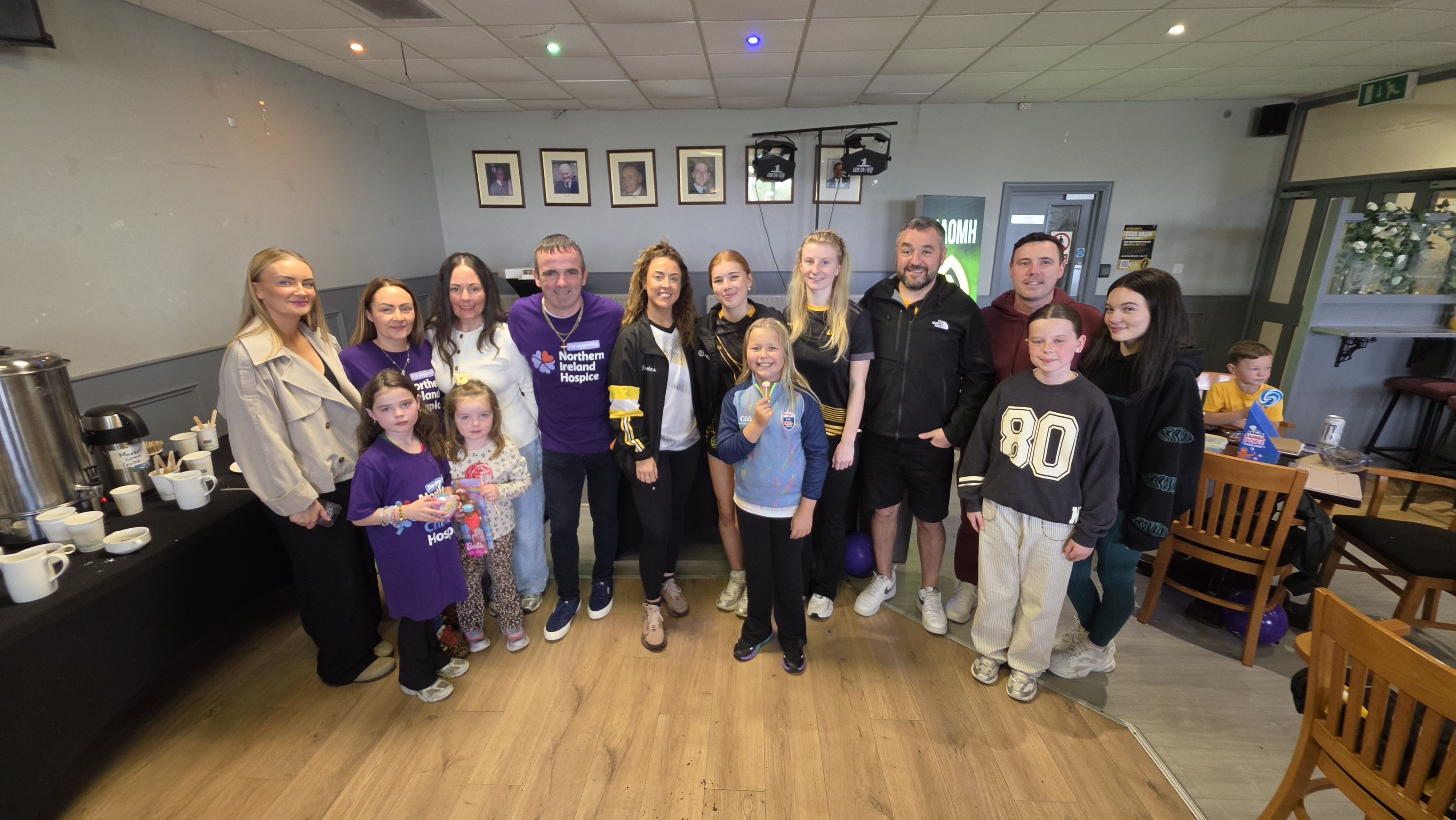 FUNDRAISER: The coffee morning at Naomh Eanna GAC