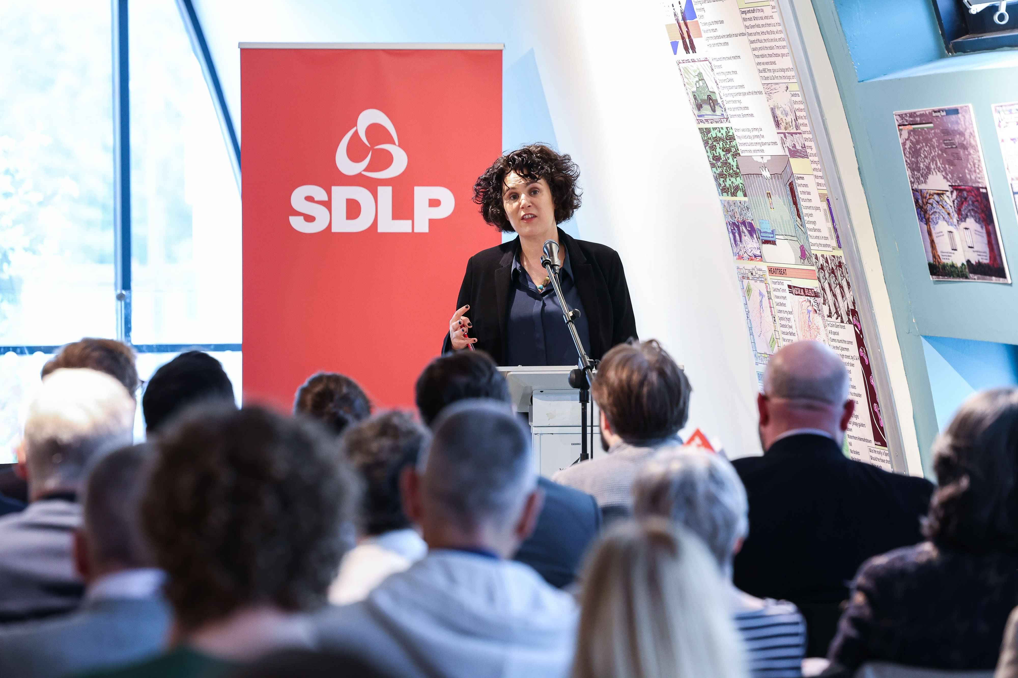 WELCOME: SDLP leader Claire Hanna was speaking after the Taoiseach\'s comments