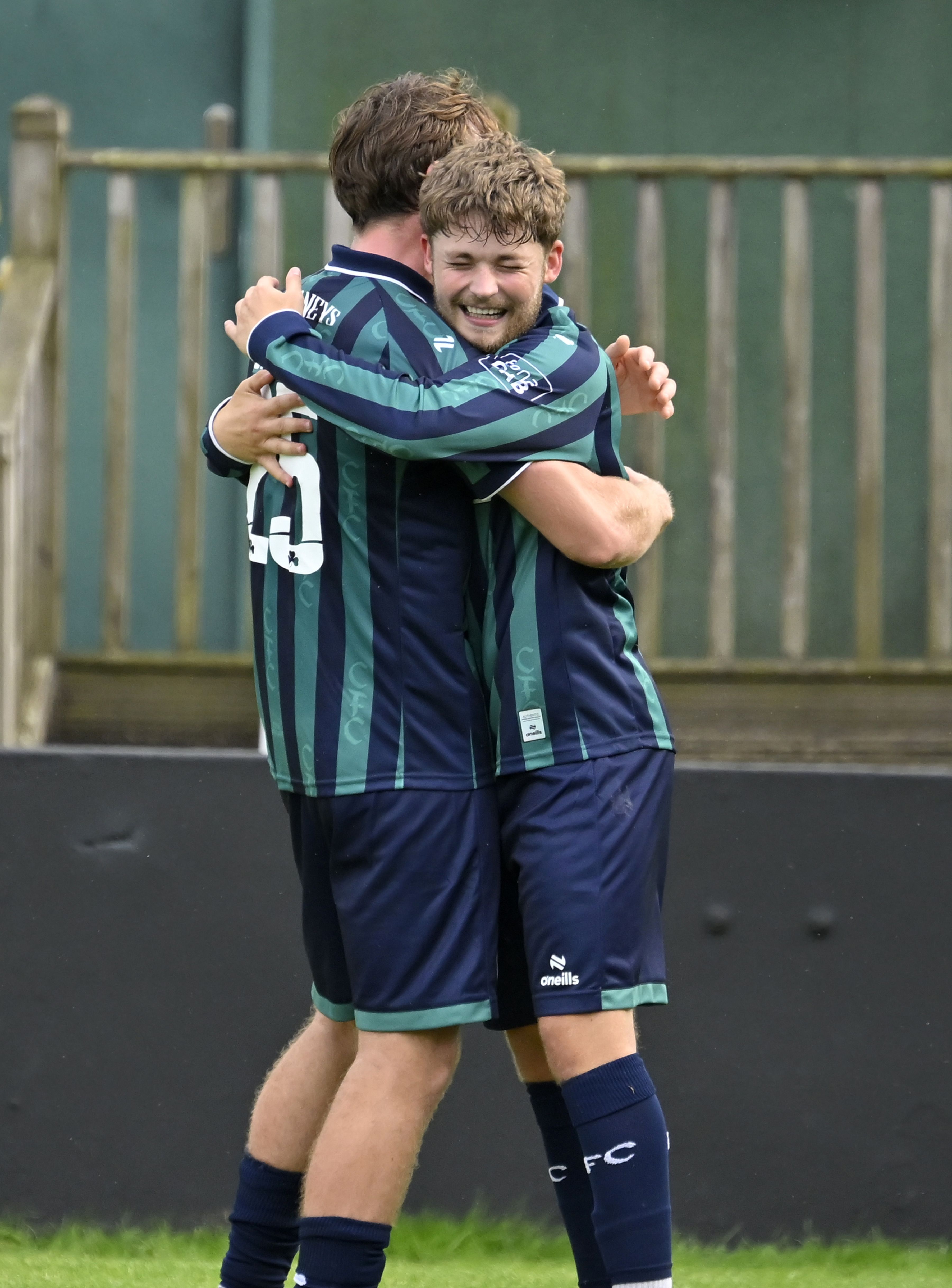 WONDER GOAL: Dean McMaster celebrates a superb free-kick goal