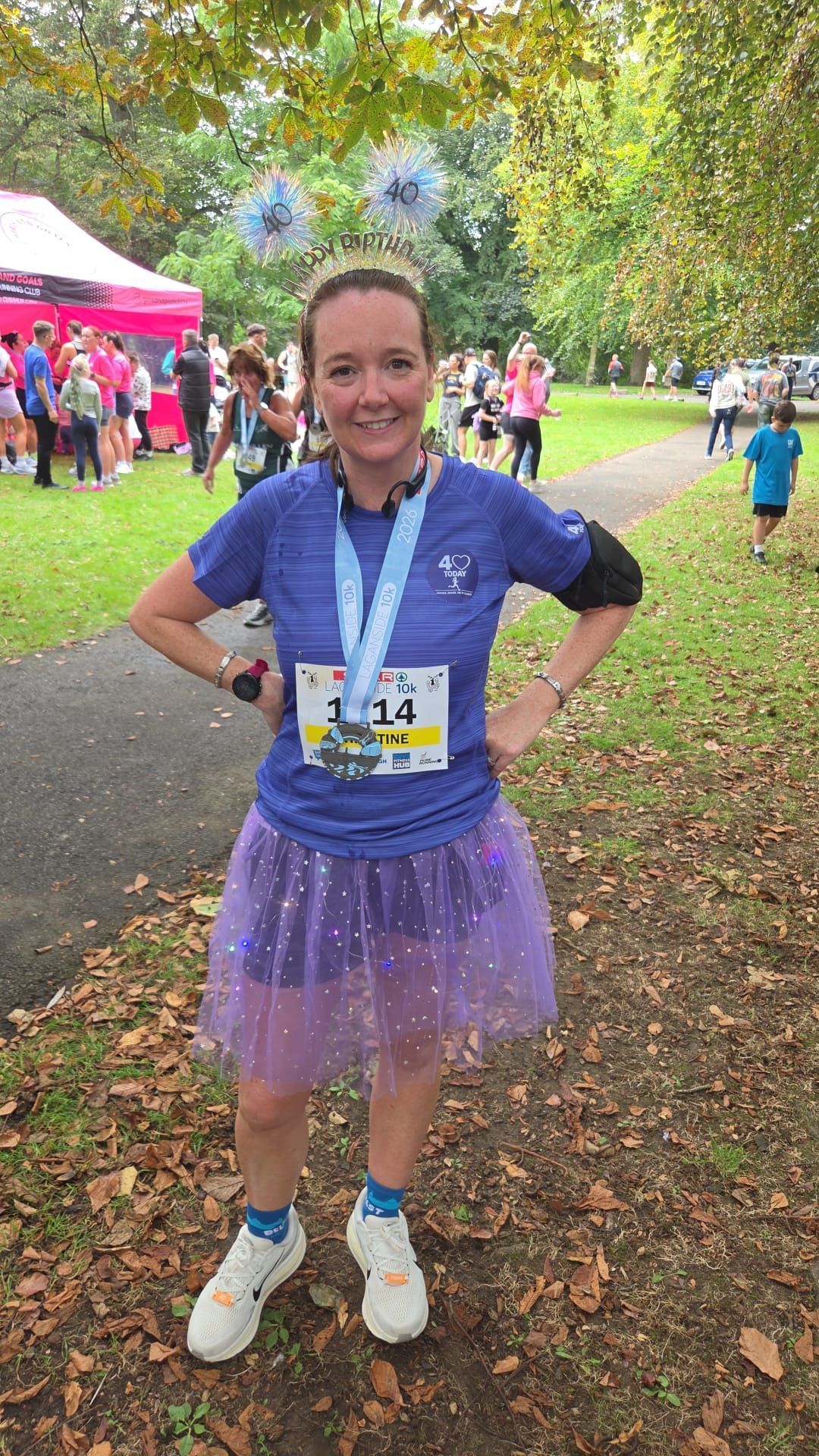 MARATHON EFFORT: Christine McNicholl