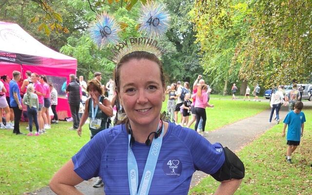 Heart attack survivor Christine marks 40th birthday with Belfast Half Marathon challenge