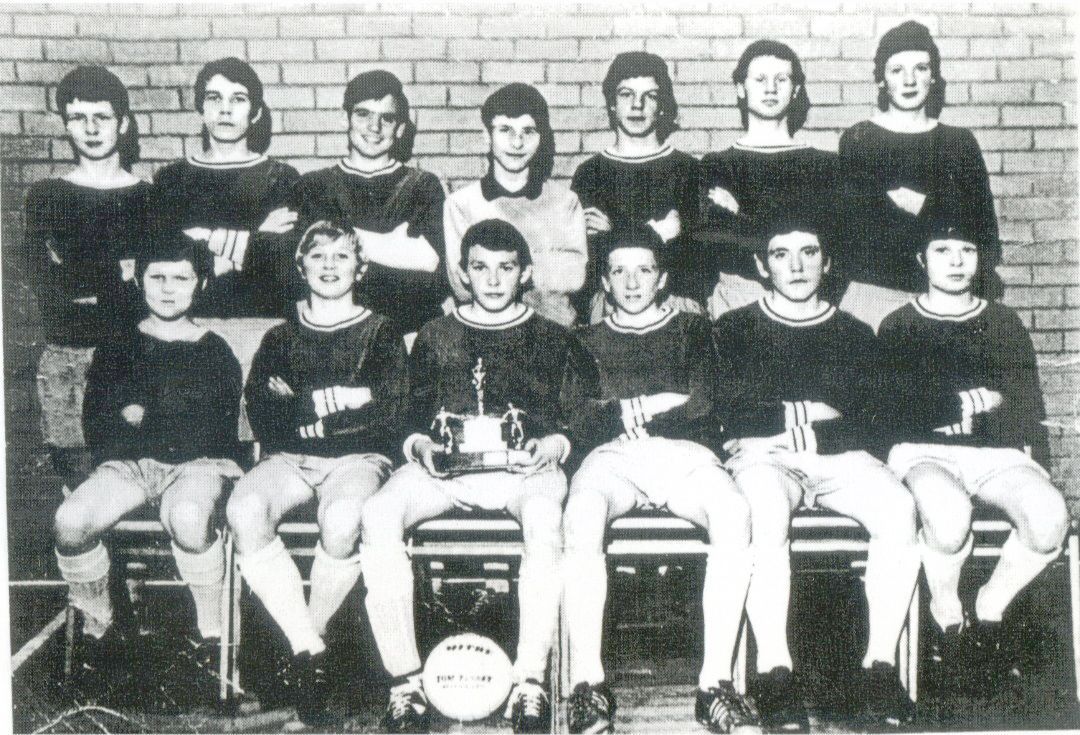 TOP TEAM: The Star of the Sea team with Bobby Sands, third from right on the front row