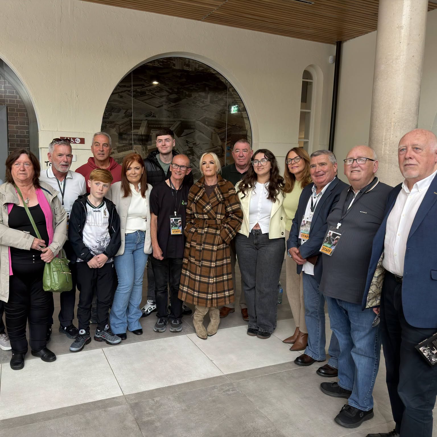 REMEMBERED: Family and friends of Kieran Nugent at St Comgall\'s on Saturday