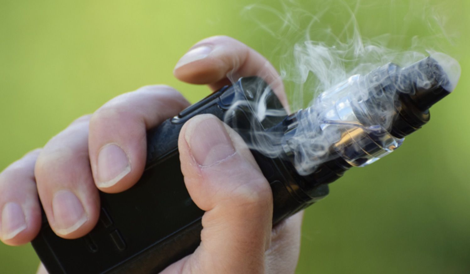 VAPOUR TRAIL: Hiding the evidence in a busy supermarket is not easy, but it’s doable