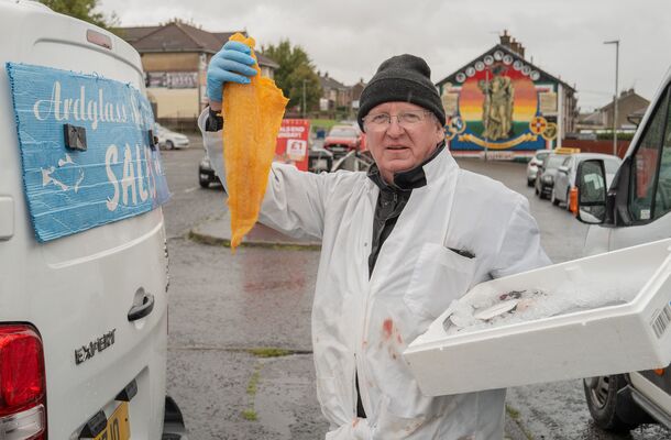 End of an era as fishmonger Tommy hangs up his apron after 40 years serving the Lenadoon community