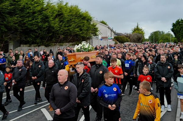 Hundreds attend funeral of 'community champion' Eddie Mulligan
