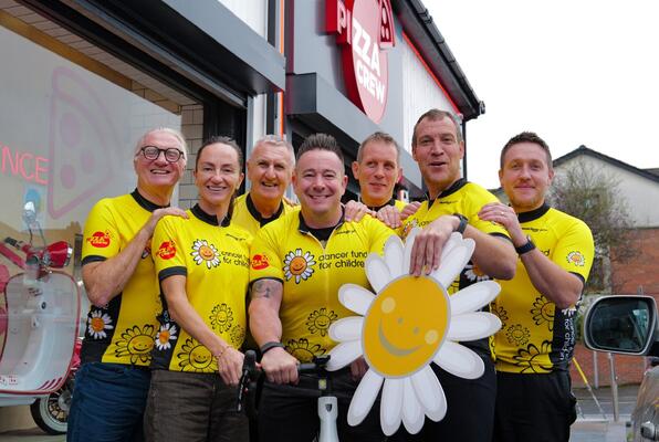 Andytown group cycle over 200 miles to support cancer fund