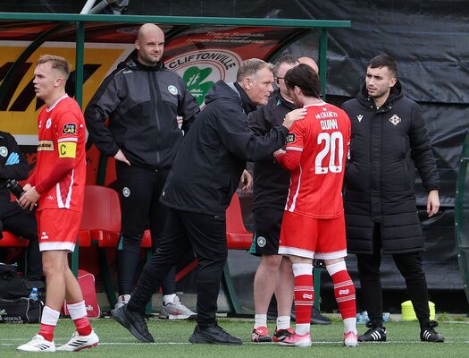 SOCCER: Cliftonville boss warns lacklustre performances could spell danger for Reds