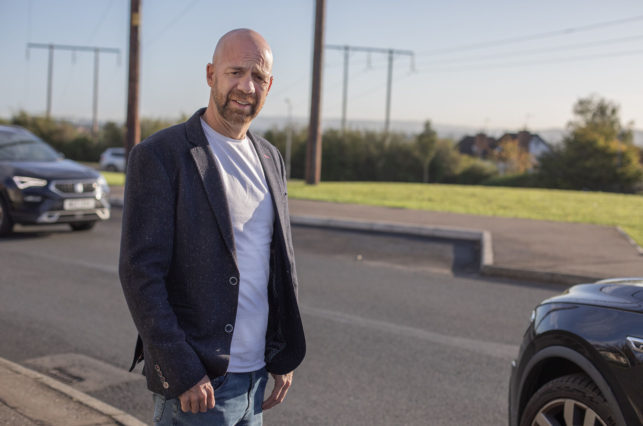 LAGMORE WORKS: Sinn Féin councillor Joe Duffy