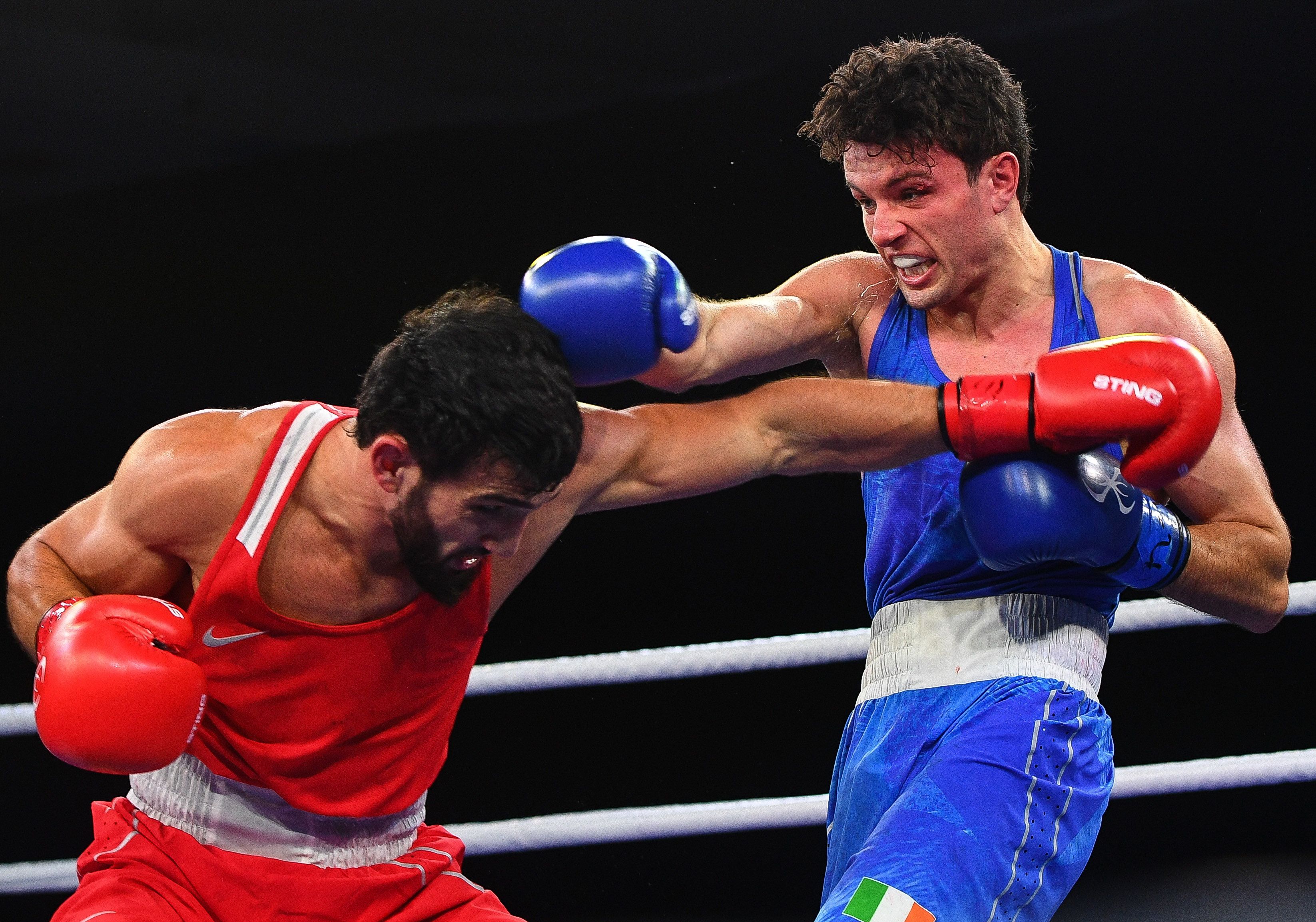 PACKING A PUNCH: Jon McConnell won a bronze medal in Bulgaria