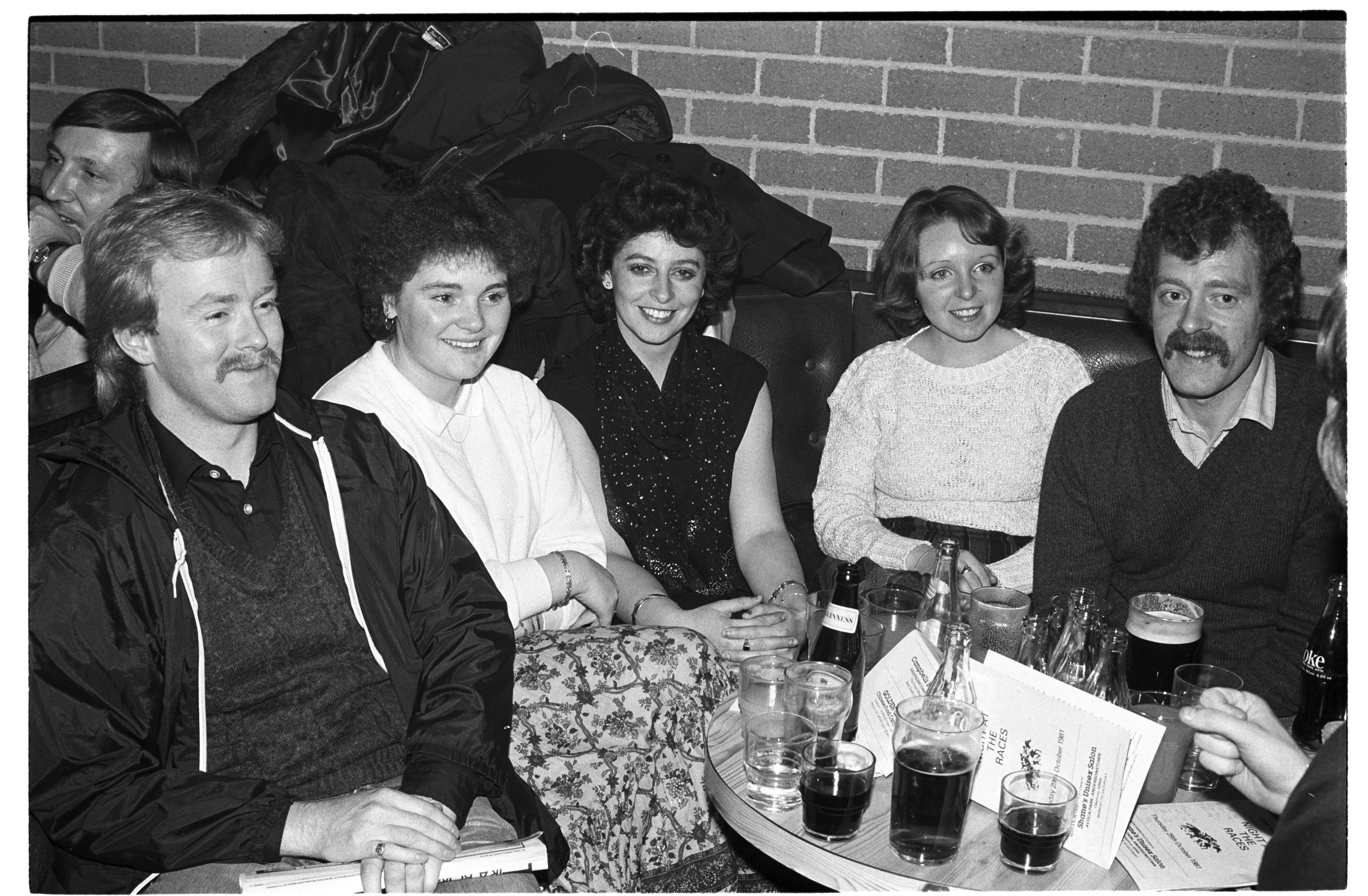 Gerry and Sally Callaghan, Angela Delaney, Cathy Mackel and Liam Delaney at the St Paul's GAC Building Fund ‘Night at the Races’