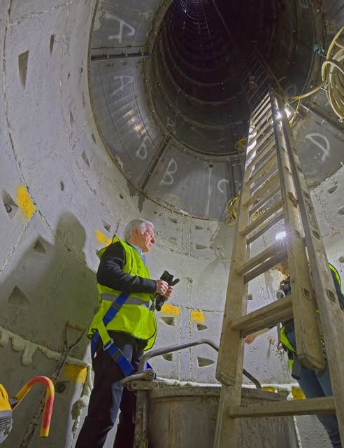 MINING MIRACLE: Paddy McKillen underground at Claridge's during renovations
