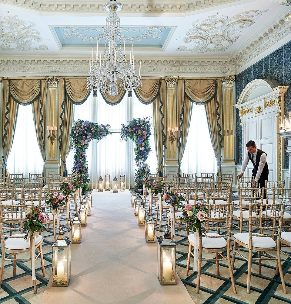 HOSPITALITY AT HEART OF HOTEL: The main reception room at Claridge's