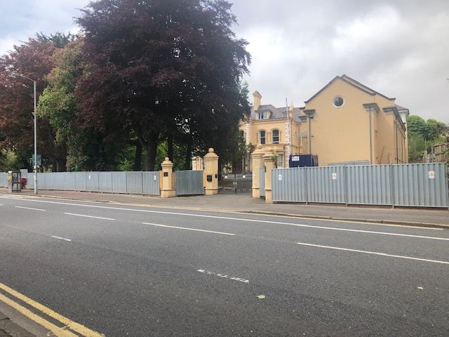 CONSTRUCTION: The new wall that has proved so controversial