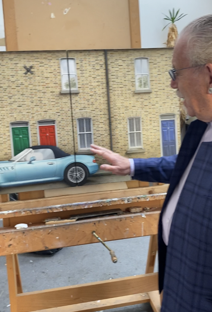 INSIDE JOB: Number 5 opens up to reveal the interior of Robert Ballagh's oft-painted home