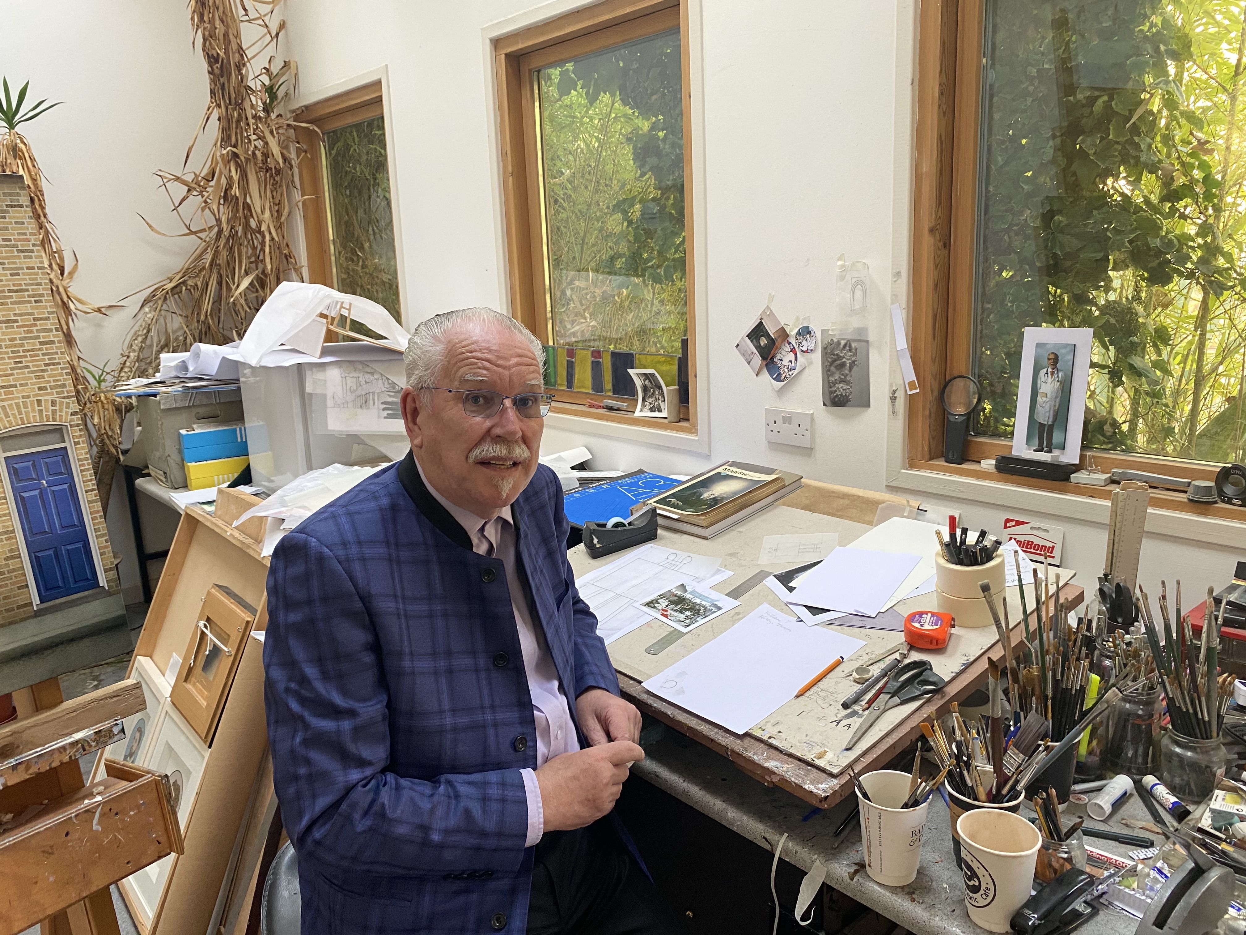 'SOLITARY CONFINEMENT': Robert Ballagh in his Arbour Hill studio