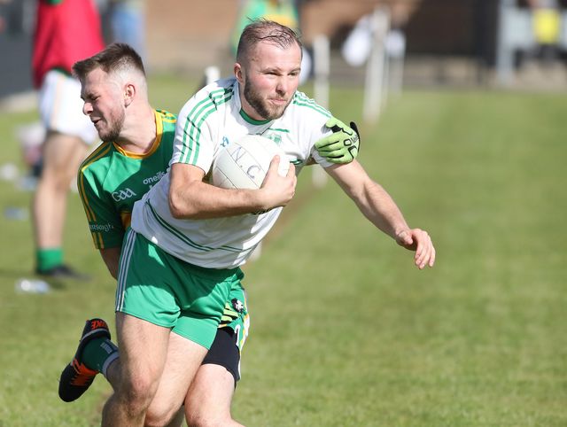 Pearses v St Comgalls JC06.jpg St Comgall's overcame Pearse's in last weekend's delayed semi-final