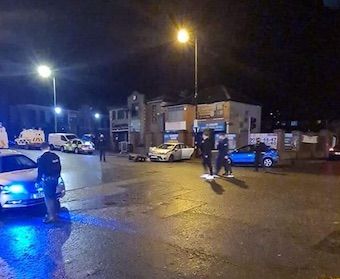 HEARTBREAK: The scene at the Top of the Rock where Lucy McIlhatton was knocked down and killed