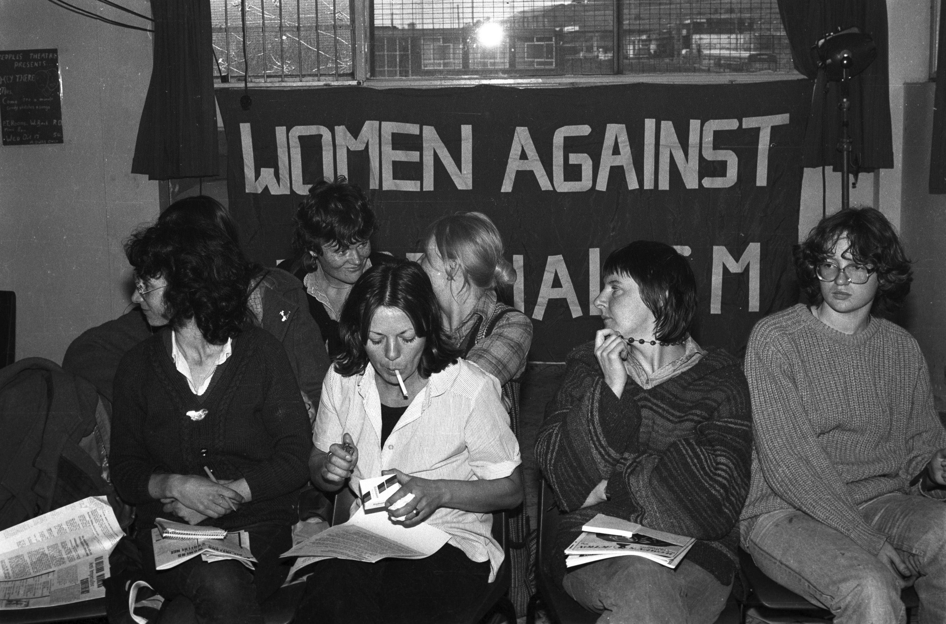  Women’s rights talks in West Belfast in October 1979 organised by Women Against Imperialism