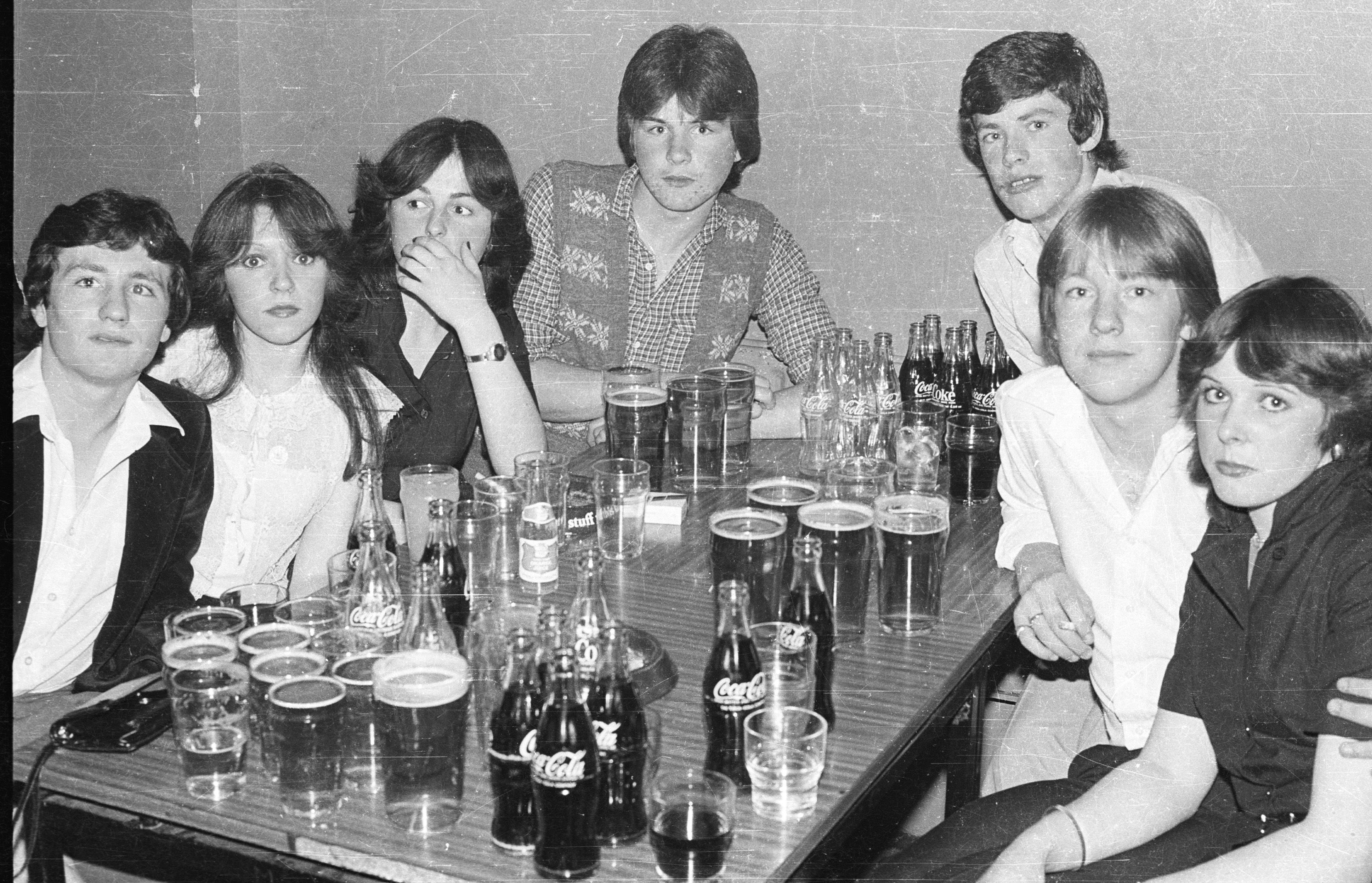 Sean Herdman, Yvonne, Brenda Farran, Harry Farley and Dessie Cromie at the St Oliver Plunkett Youth Club minibus fundraising dance