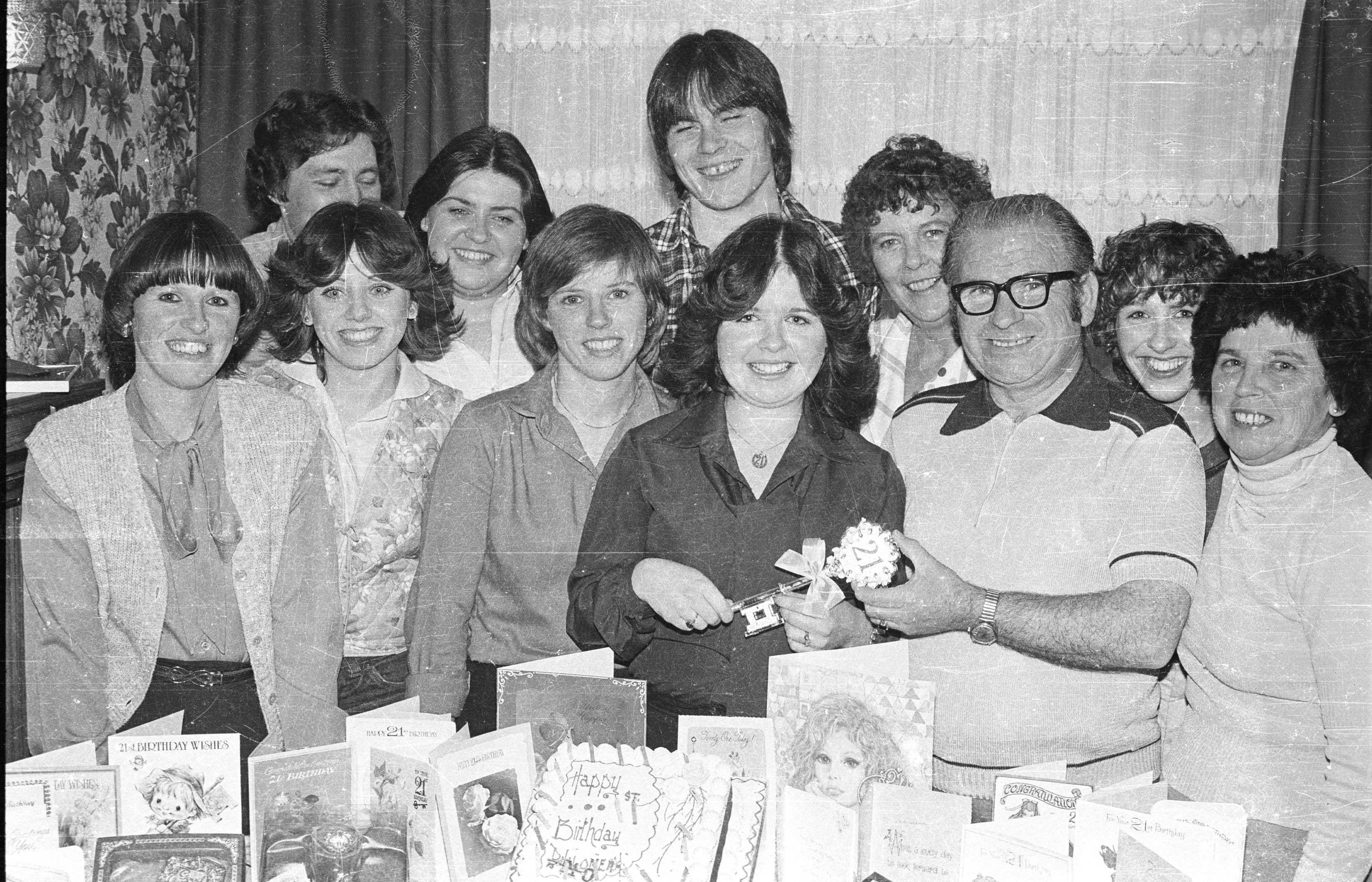 Pauline Ferguson from Gransha Green celebrates her 21st birthday with family and friends, including dad George