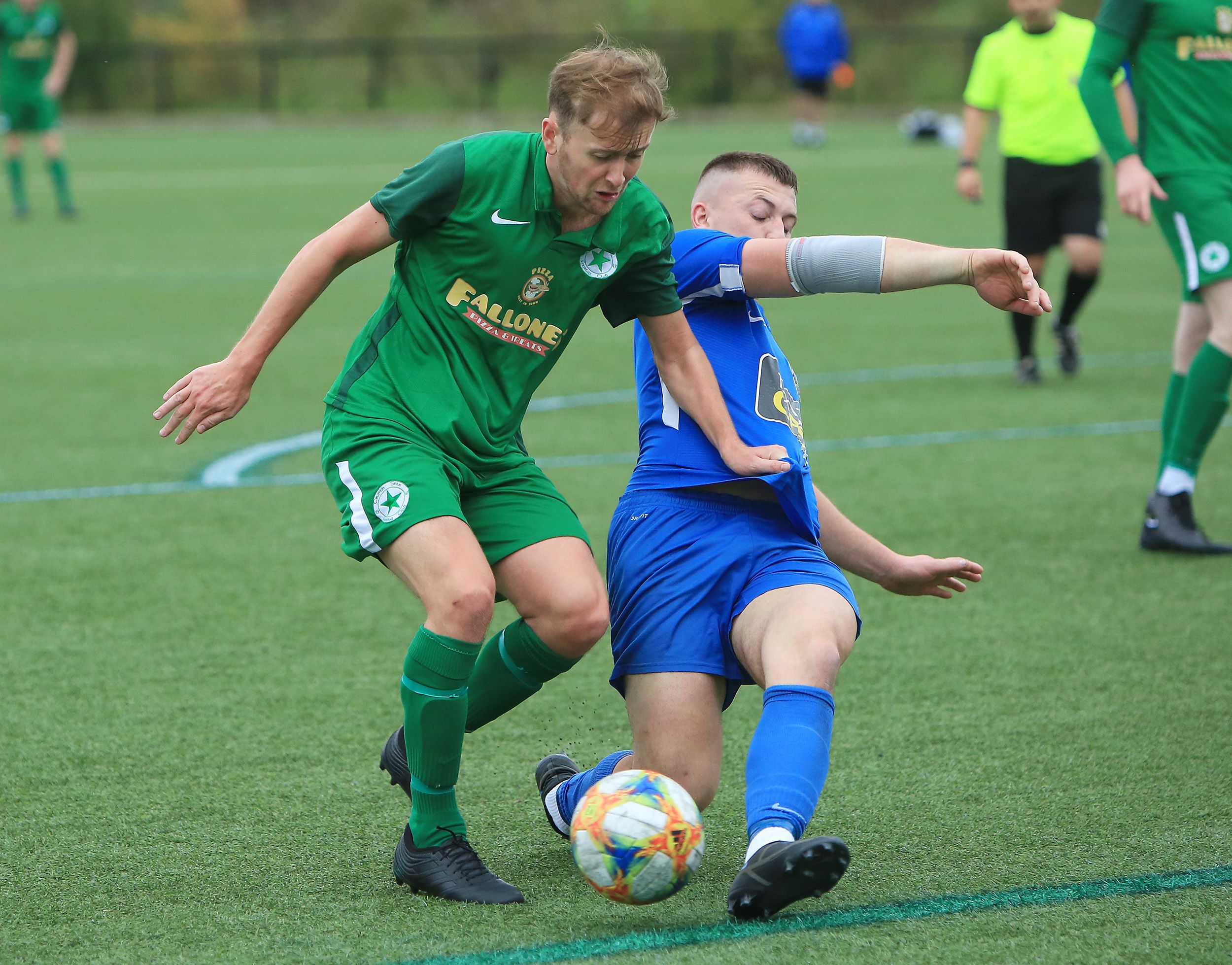 Action from Saturday's game