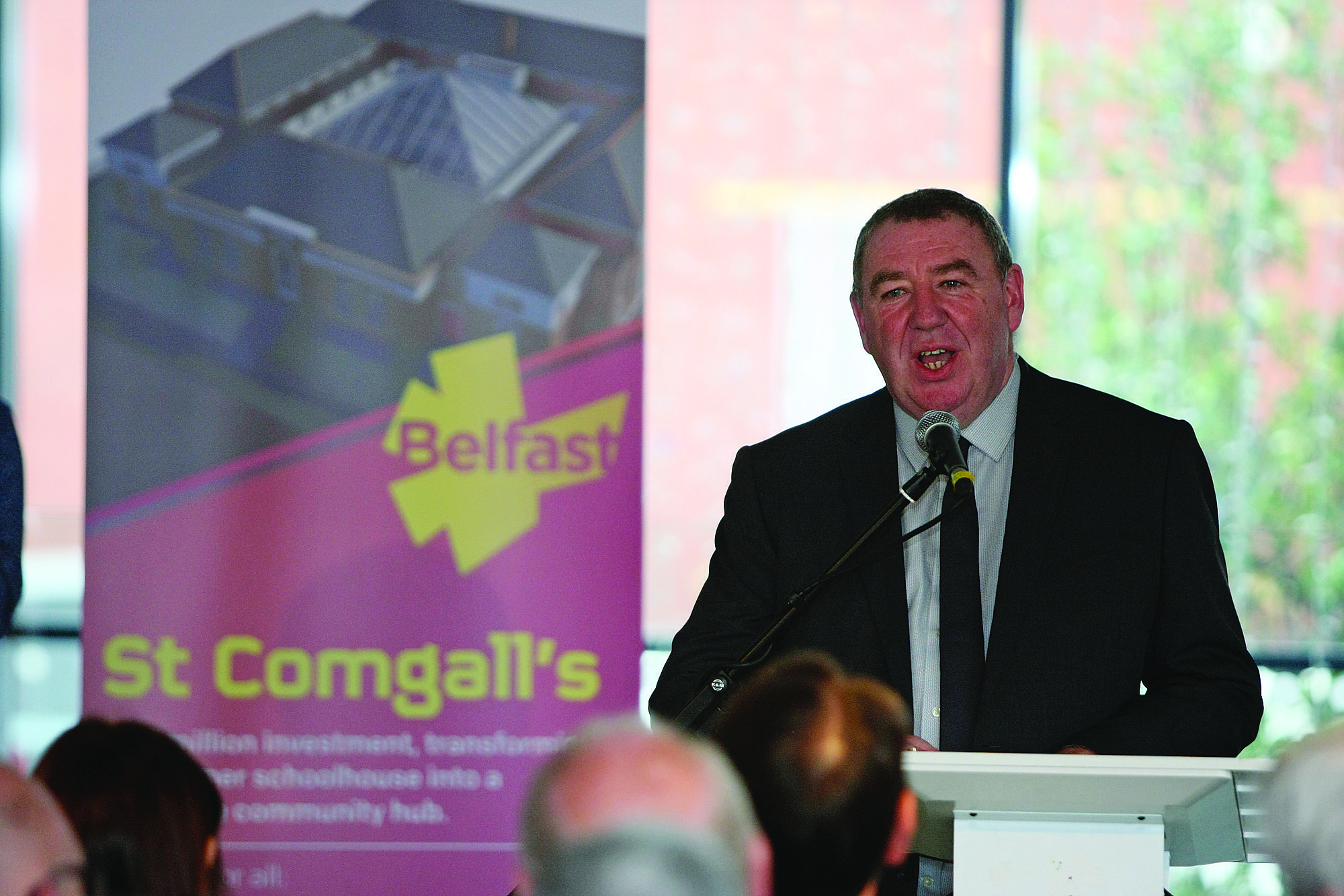 Gerry McConville from the Falls Community Council