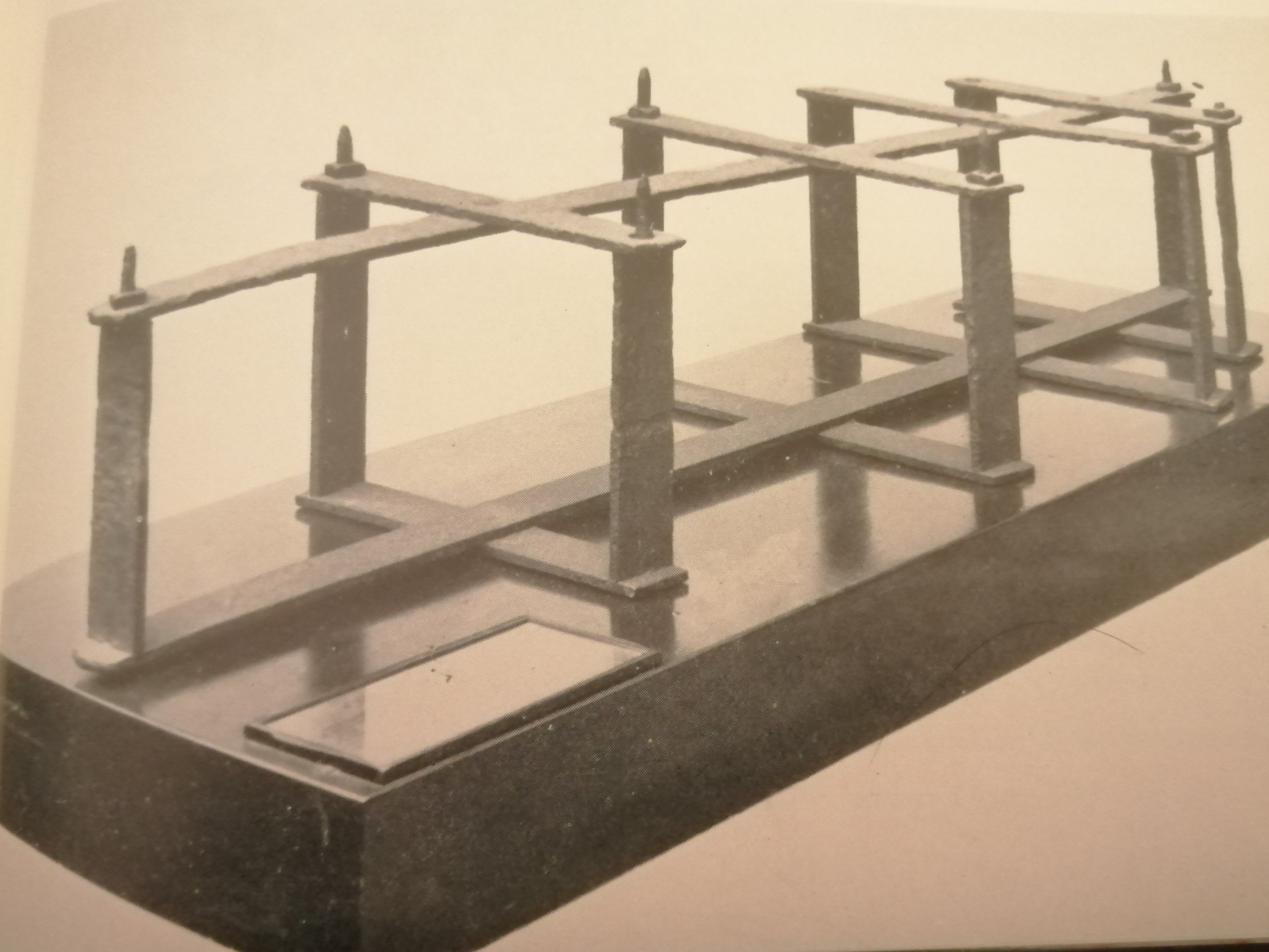 Mort-safe coffin cage used at Clifton St Cemetery