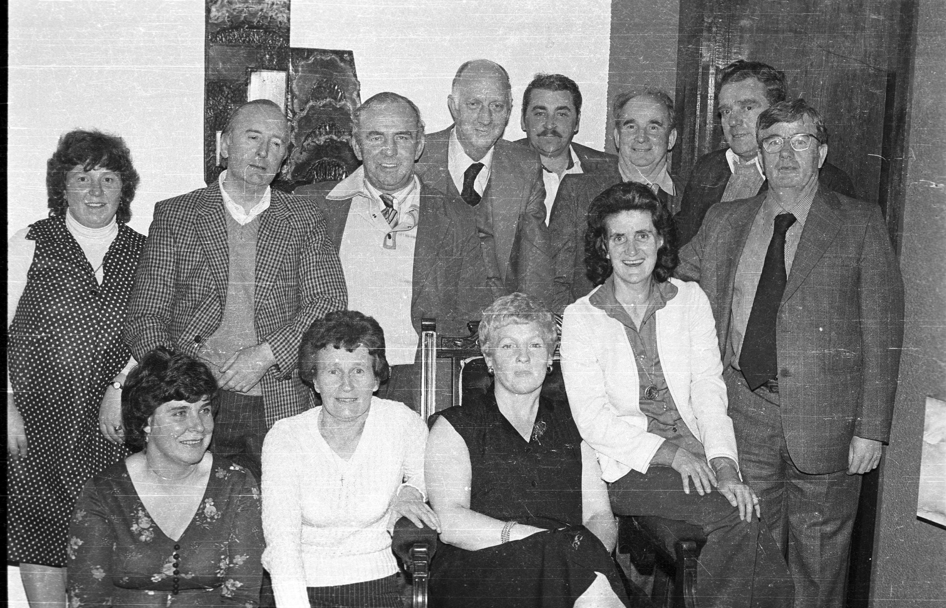 The transport committee at a Green Cross workers’ function back in November 1979