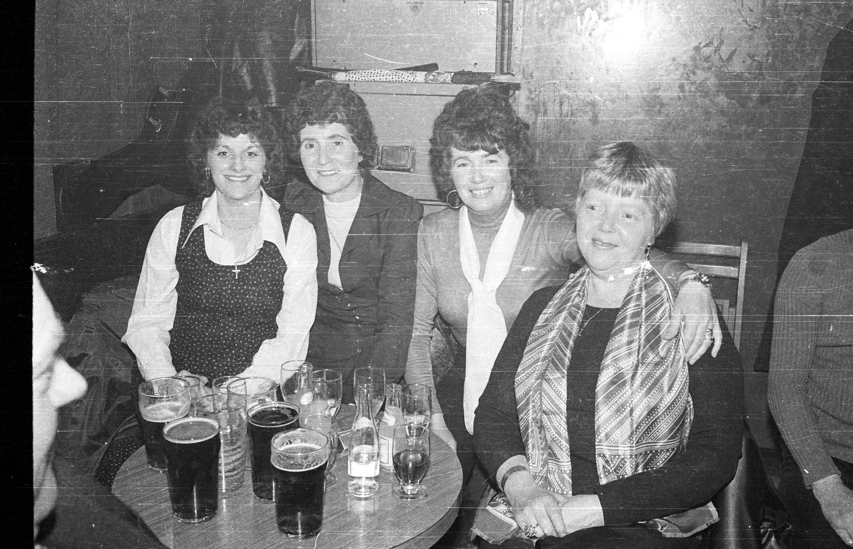 Maureen Doherty, Kathleen Cunningham, Kathleen Devine and Maureen Burns at the Beech function in the West Club