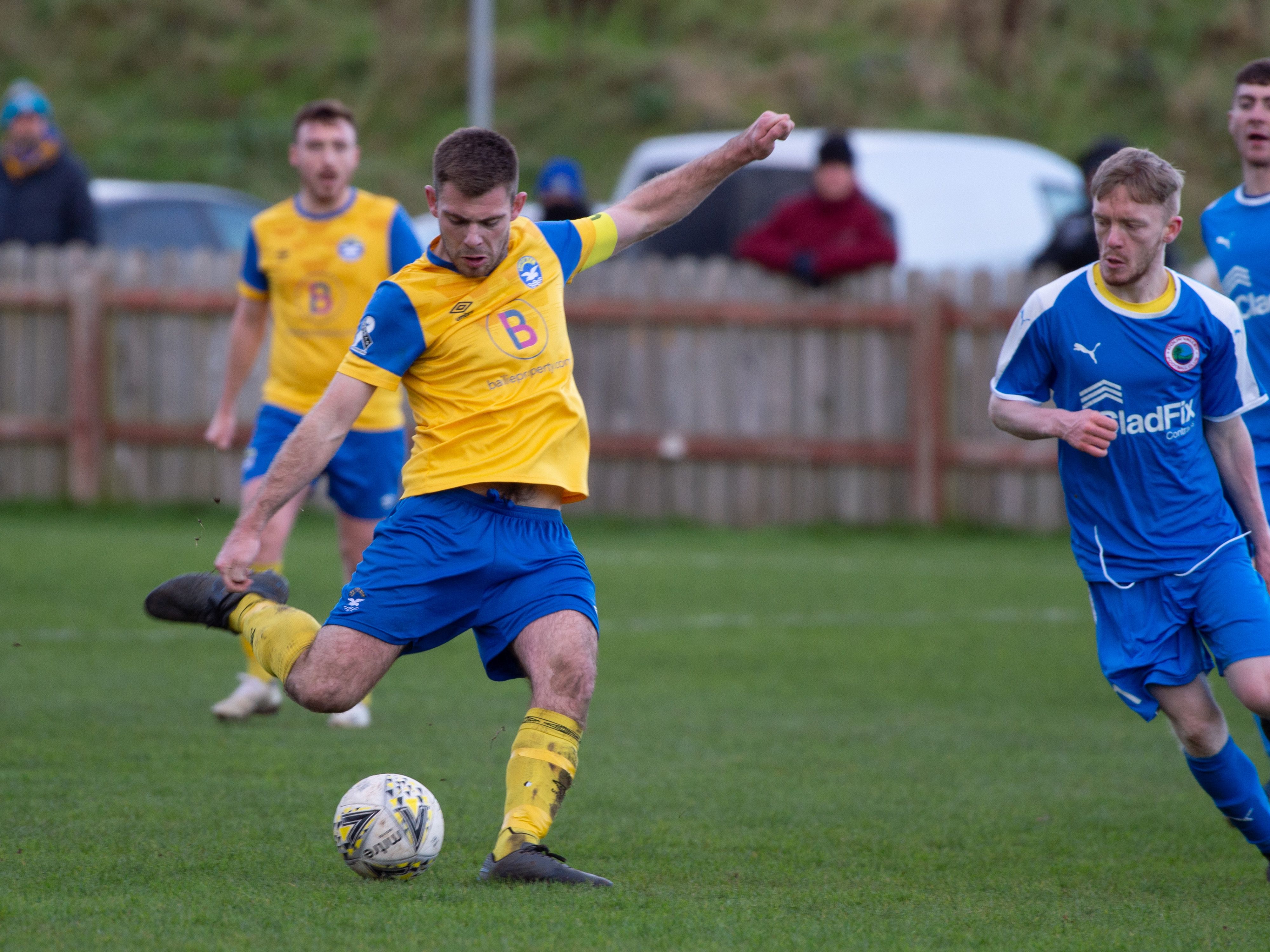 Irish Cup: First half goals see Bangor defeat Colin Valley