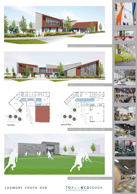 PLANS: The proposal includes a new purpose built youth hub and café