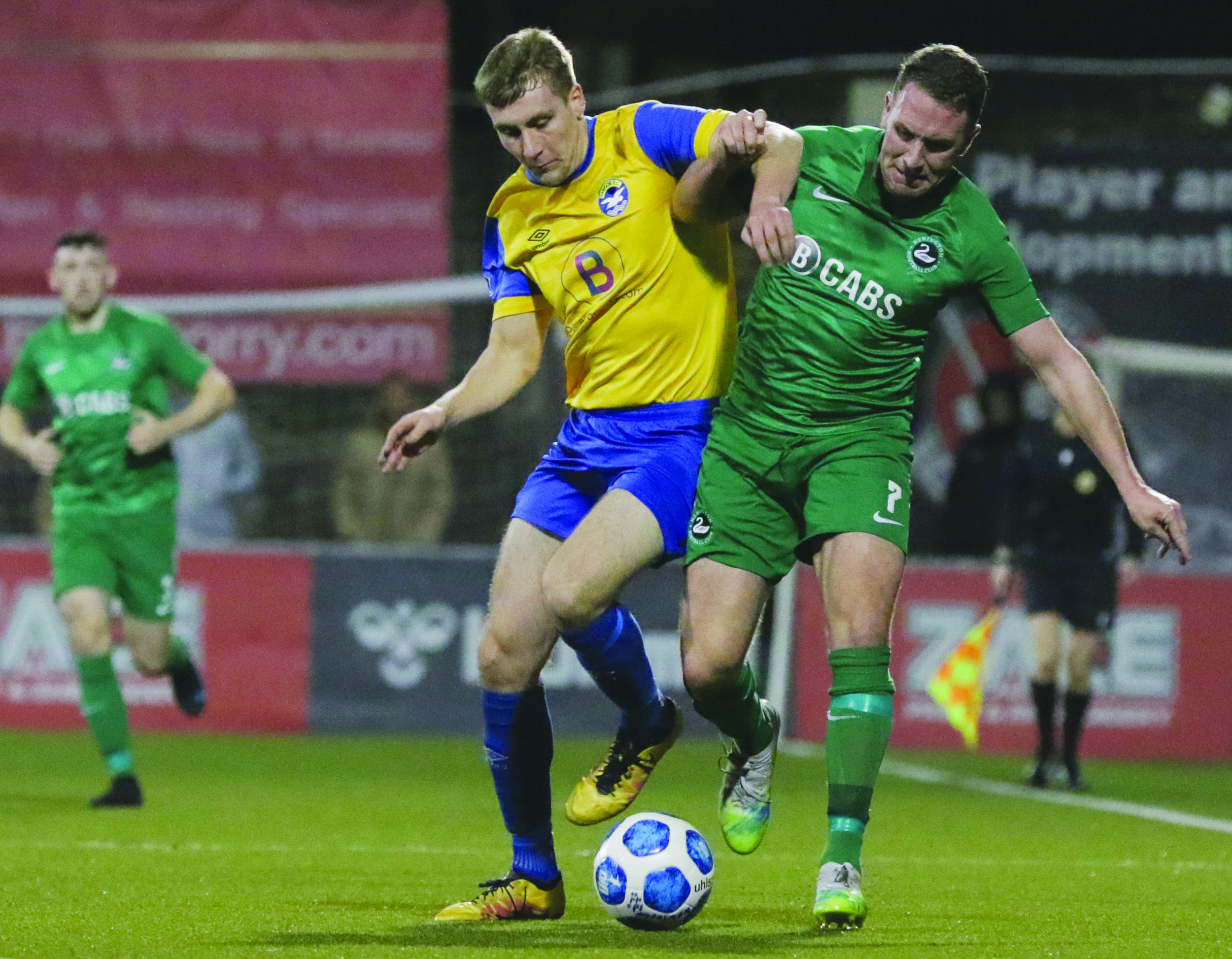 Newington have enjoyed a good run in three cup competitions including the Steel & Sons that saw them reach the final after thanks to victory over Bangor last week (pictured)