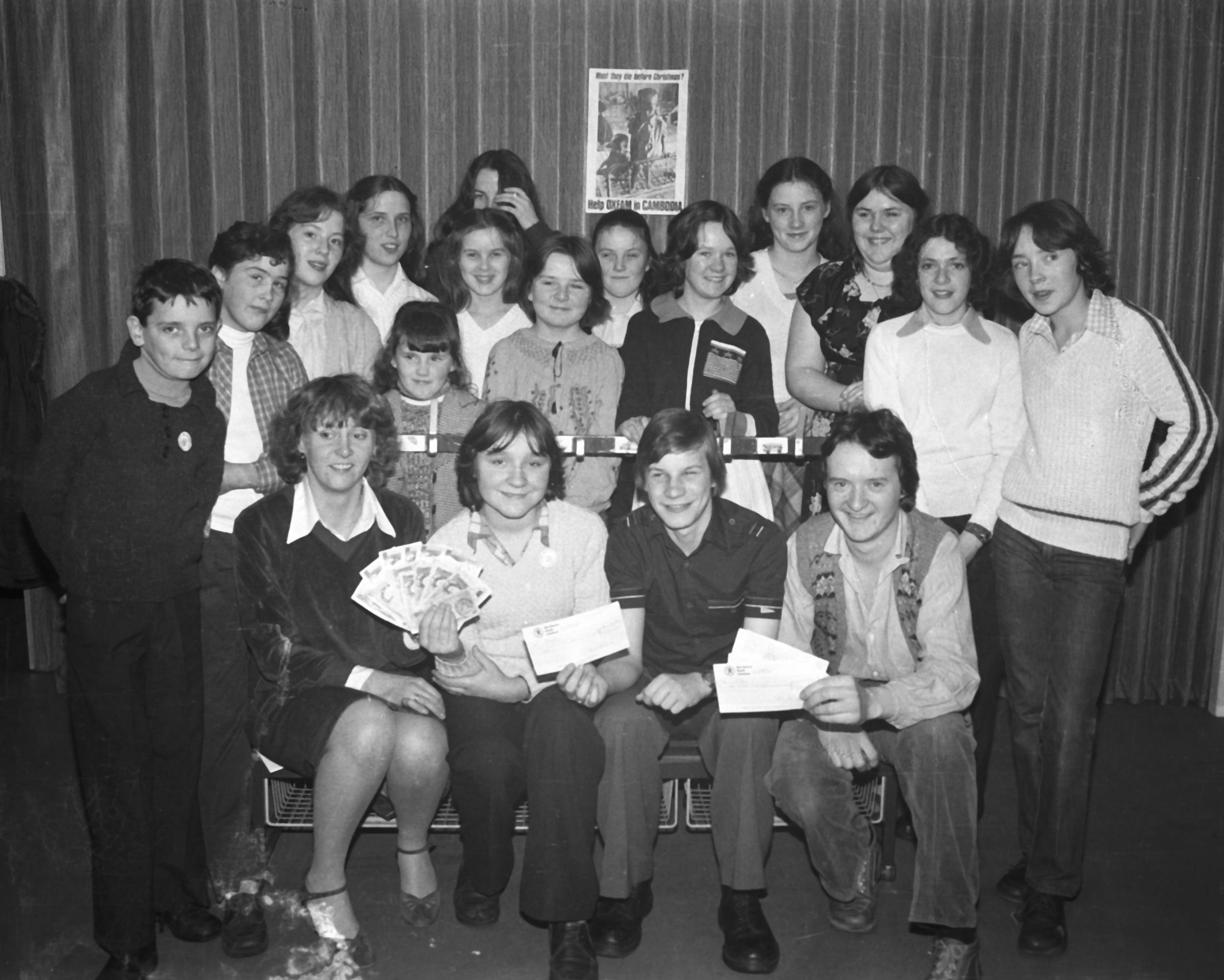 School children and Virgo Potens Praesidium of Turf Lodge Legion of Mary raise money for Cambodia for Anni Hamilton, Oxfam