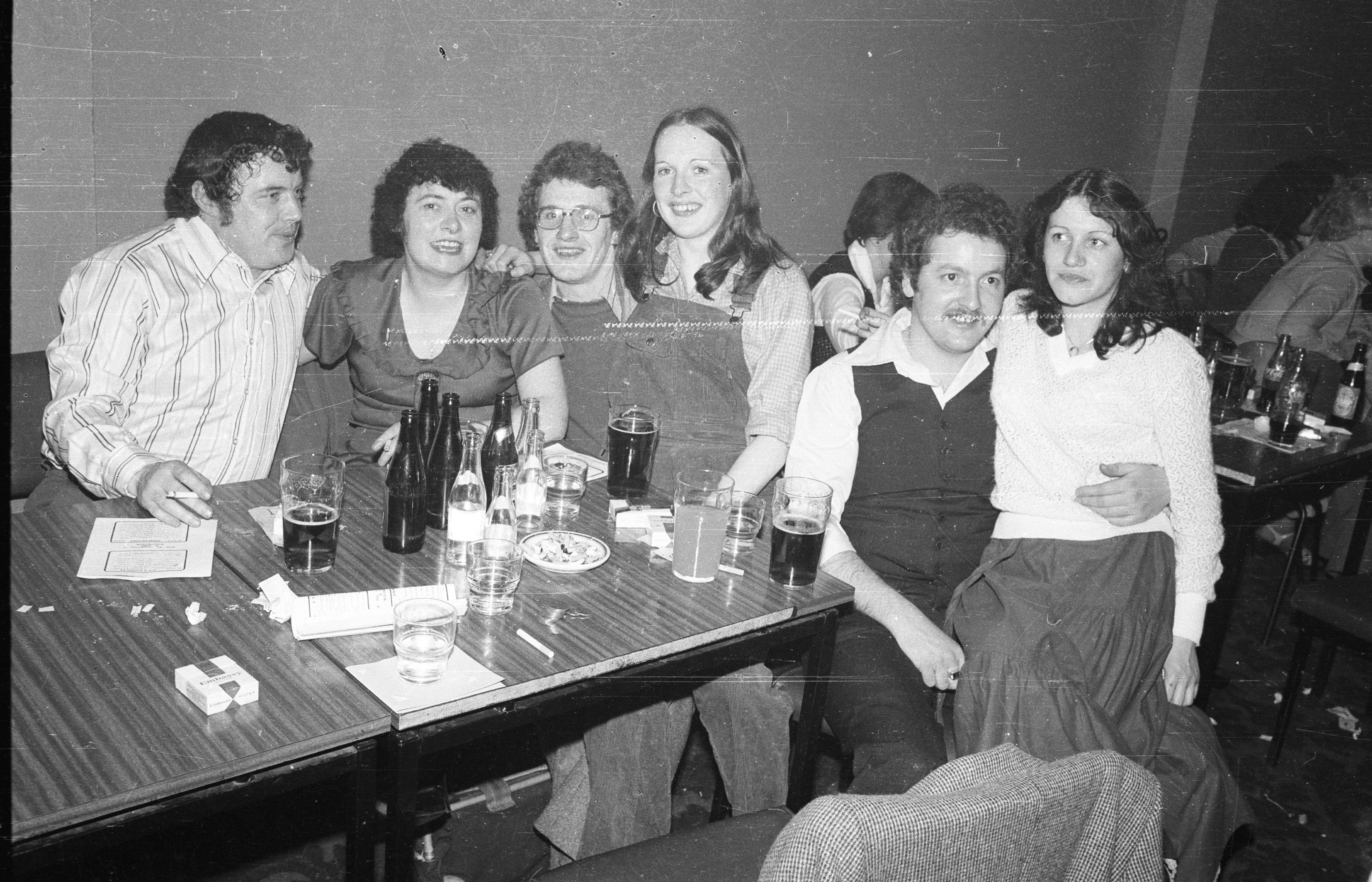 Finn and Rosie Gough, Joe and Deirdre Chapman, Gerard Kane and Colette Cassidy during the Saint Patrick's Day Parade Association function